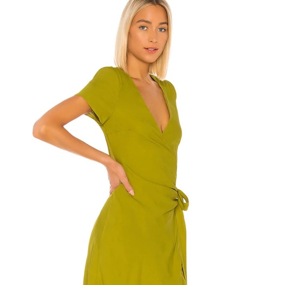 LPA Kian Dress in Kermit Green - Picture 3 of 11
